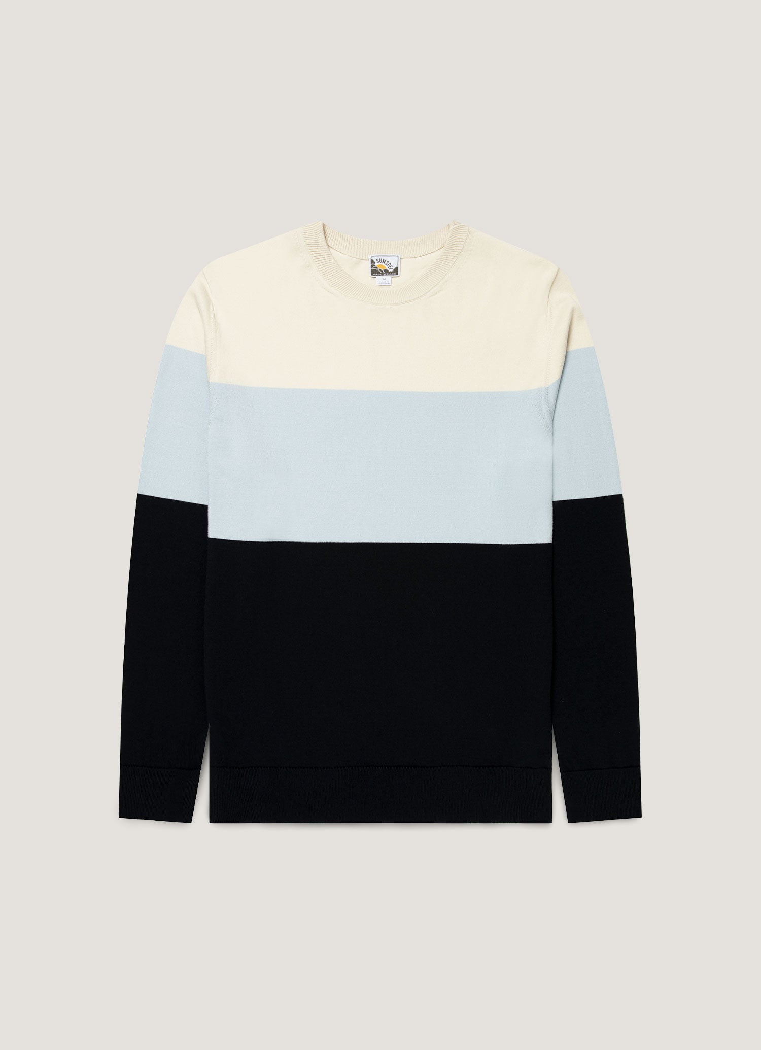 Men's Sunspel x Paul Weller Jumper in Vintage Blue