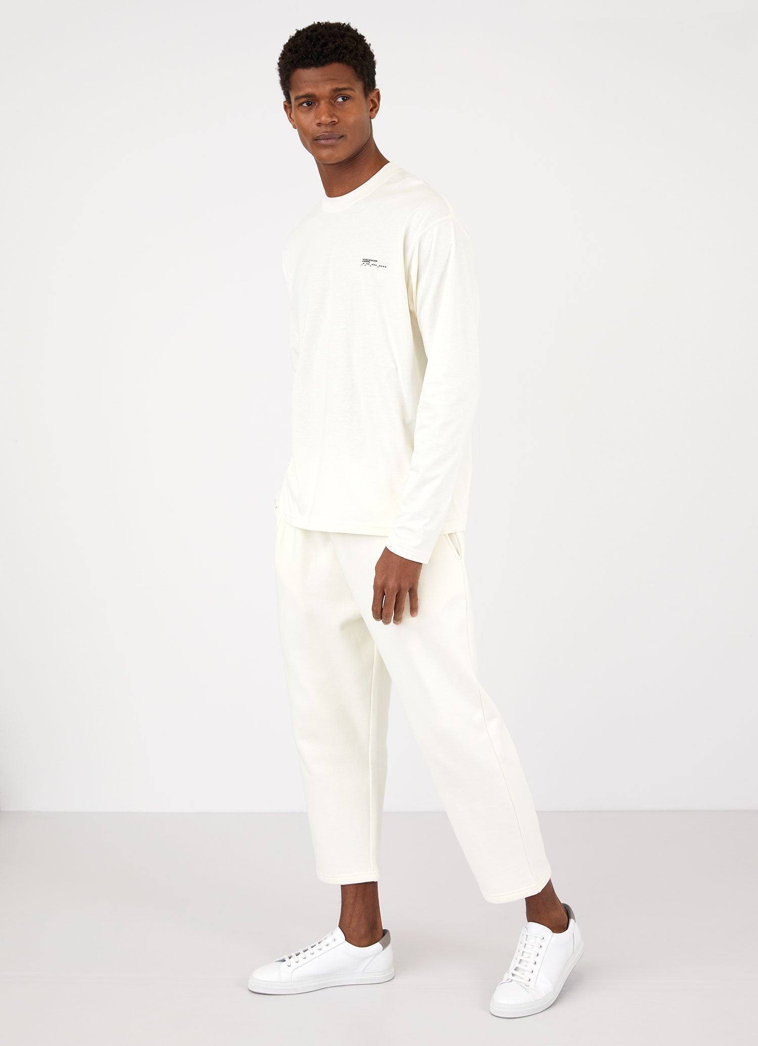 Men's Sunspel and Studio Nicholson Sweatpants in Milk