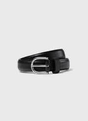 Women's Leather Belt in Black