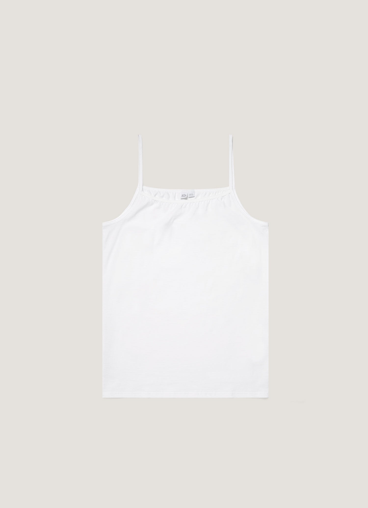 Women's Cotton Cami in White | Sunspel