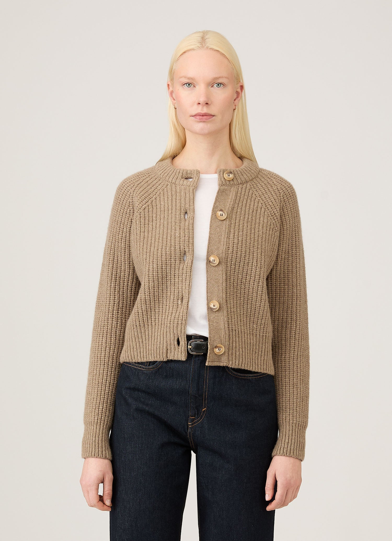 SUNSPEL WOMEN’S HALF CARDIGAN COTTON Red Cropped Collared Cardigan - RachelAntonoff.com