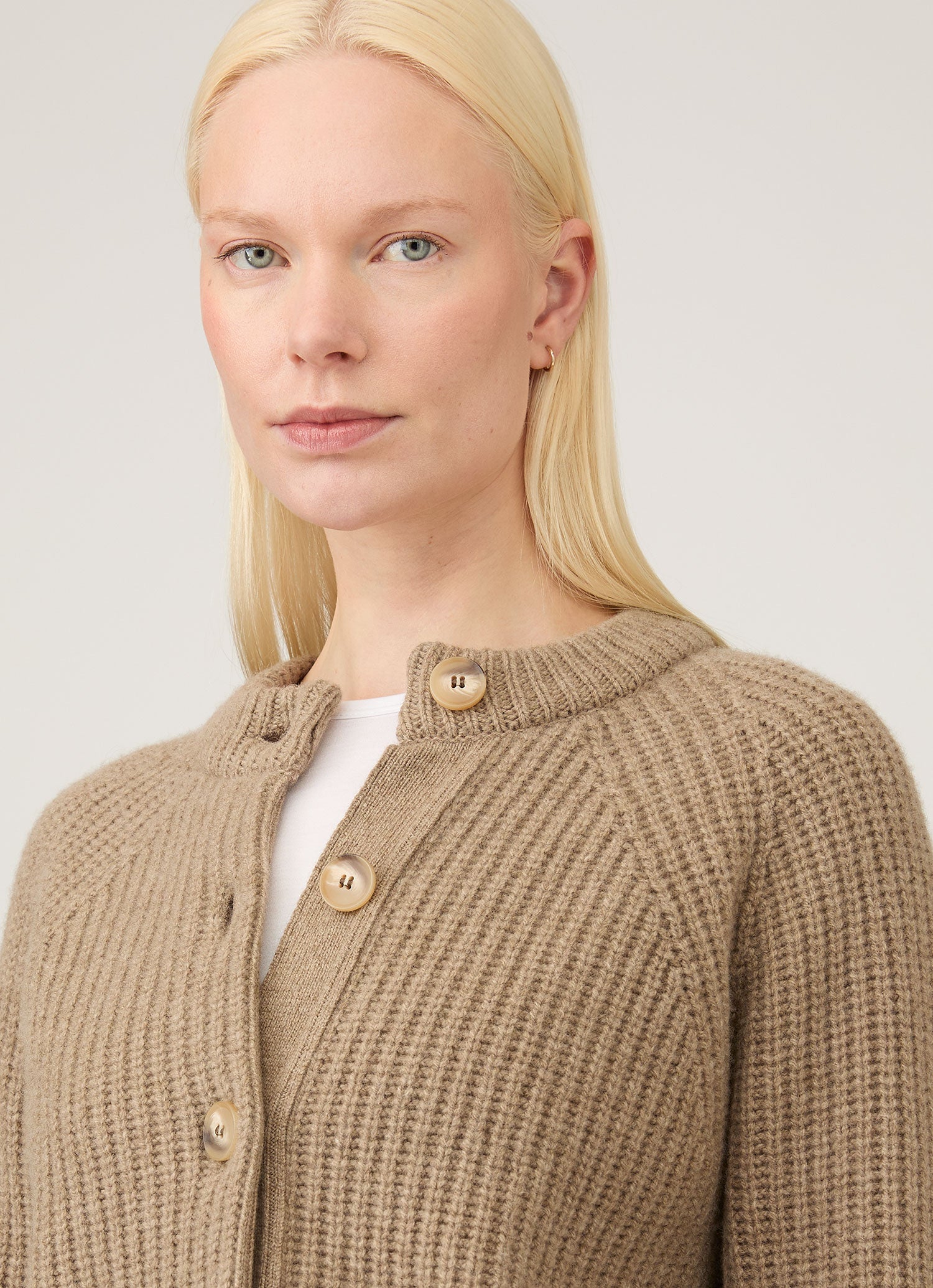 SUNSPEL WOMEN’S HALF CARDIGAN COTTON Red Cropped Collared Cardigan - RachelAntonoff.com