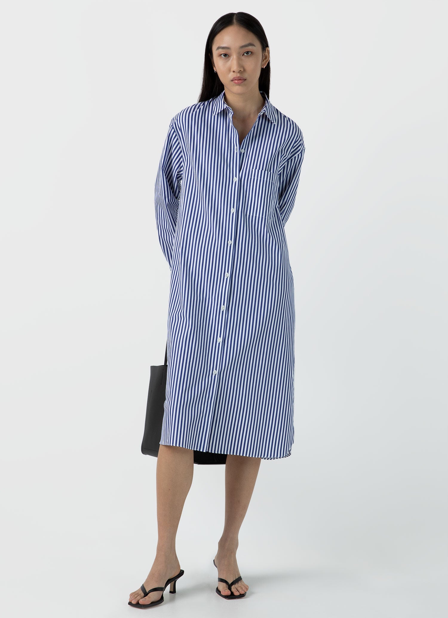 Cotton Poplin Shirt Dress