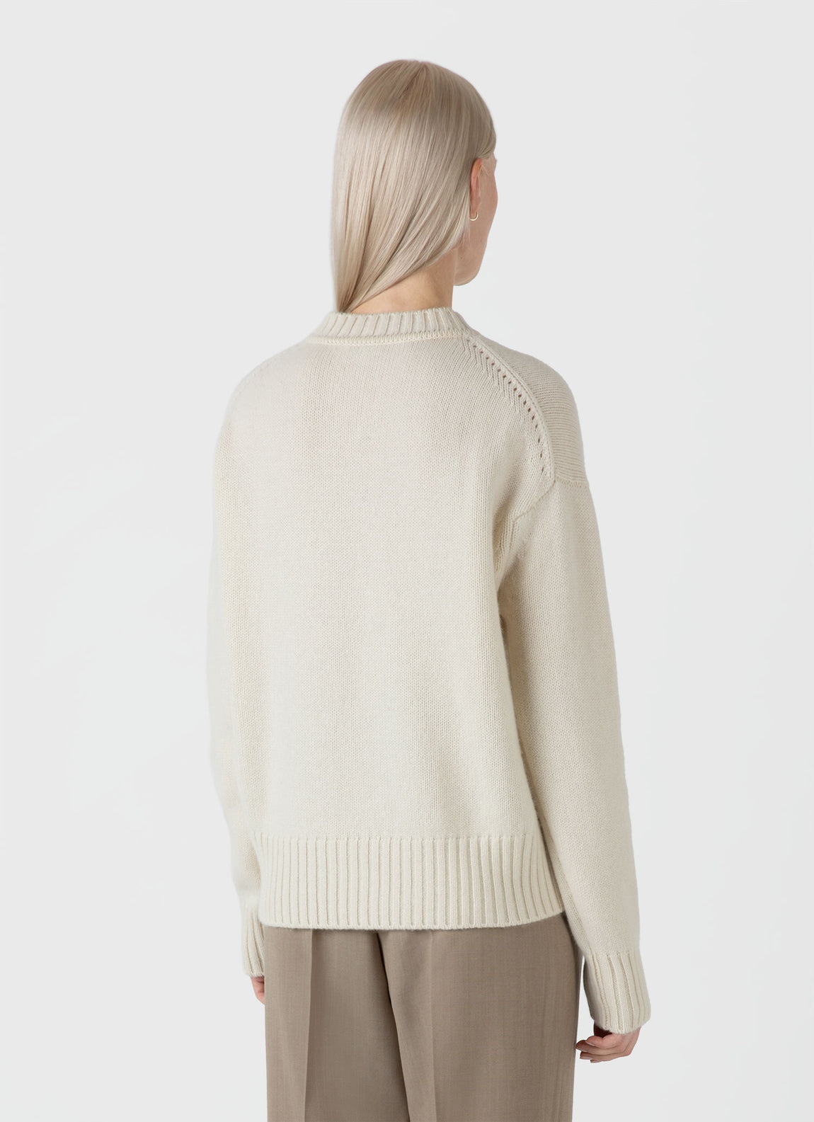 Women's Roxburgh Cashmere Jumper in Undyed