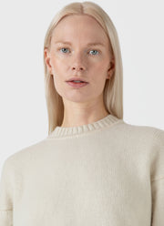 Women's Roxburgh Cashmere Jumper in Undyed