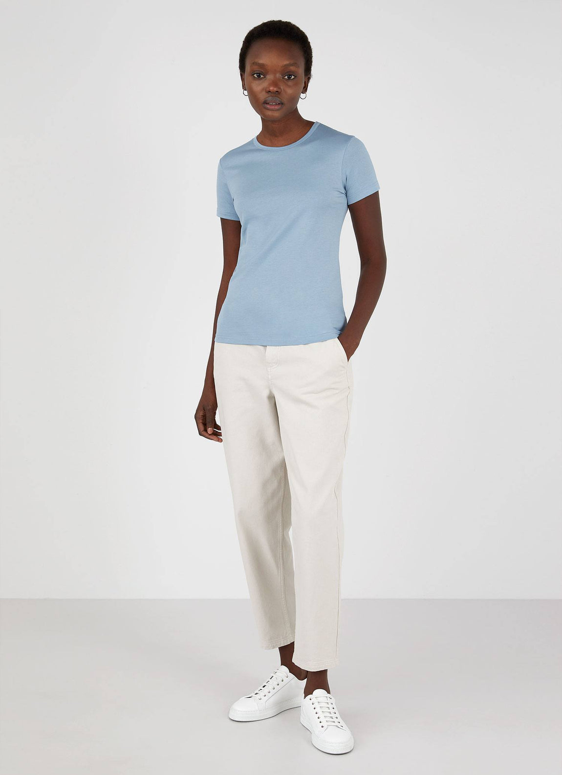 Women's Classic T-shirt in Blue Mist