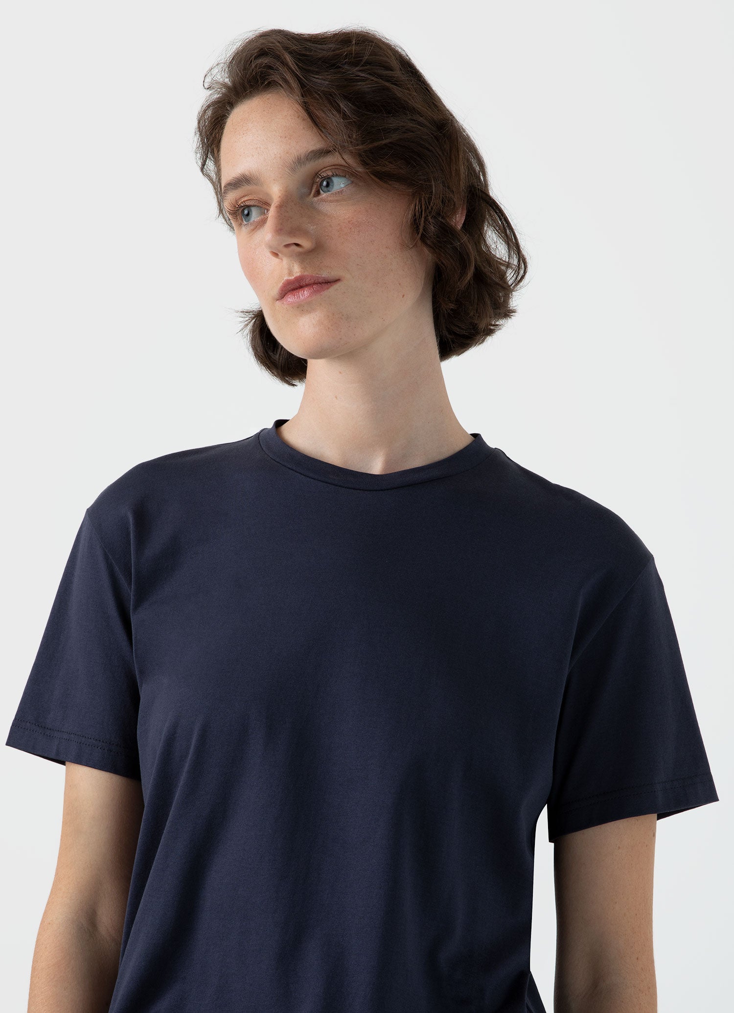 クリアランス廉価 ennoy Short sleeve hem rib tee (NAVY) - メンズ