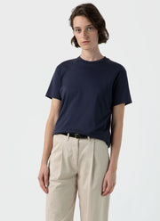 Women's Boy Fit T-shirt in Navy