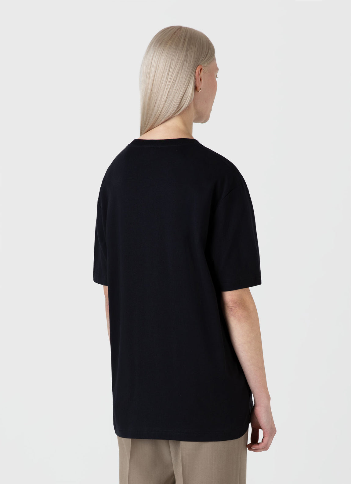 Women's Oversized Heavyweight T-shirt in Black