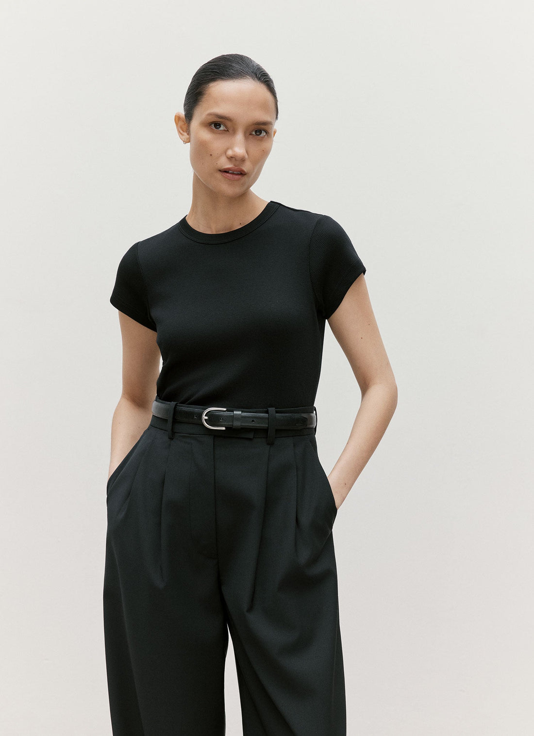Ribbed T-shirt