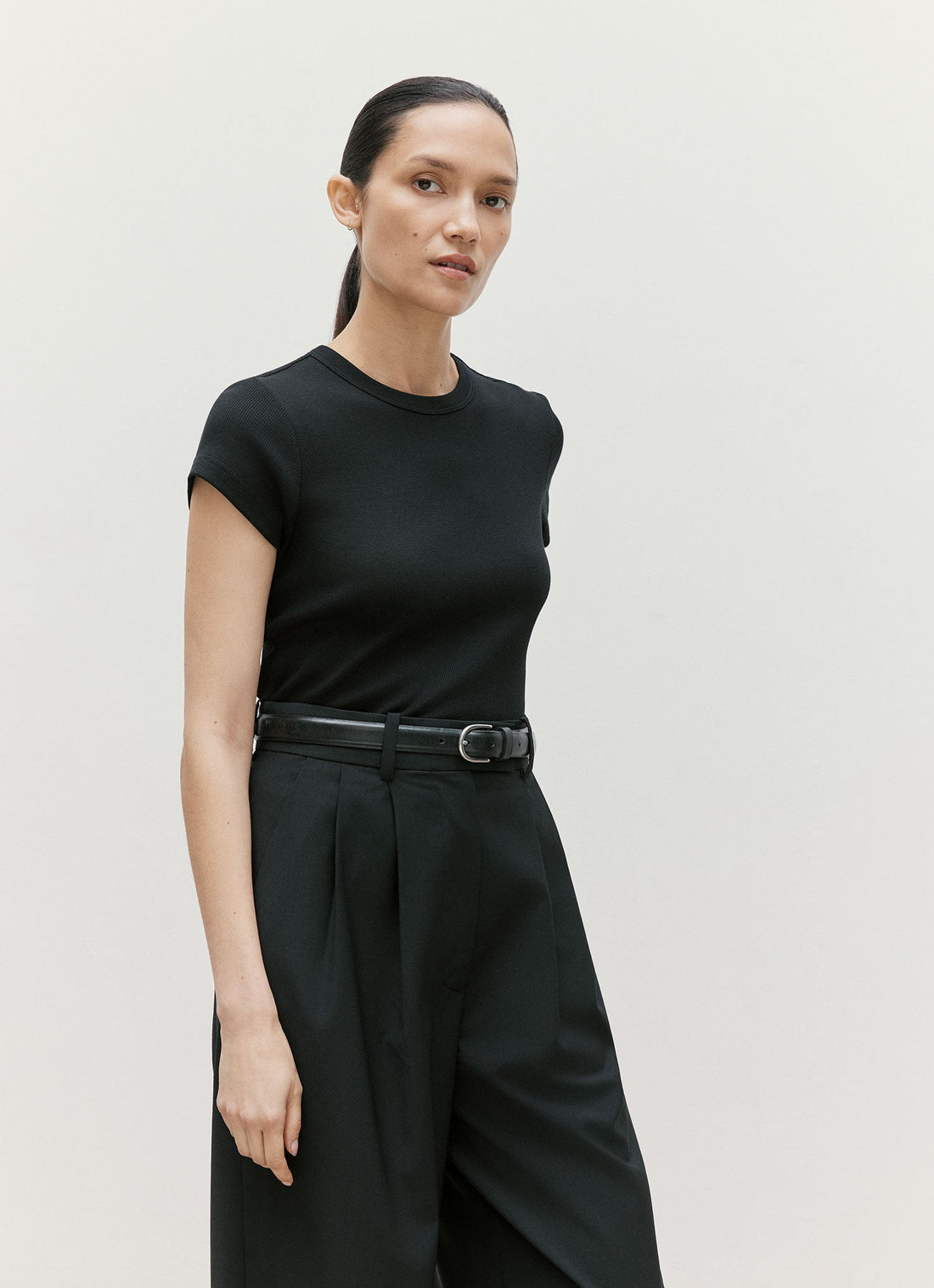 Ribbed T-shirt