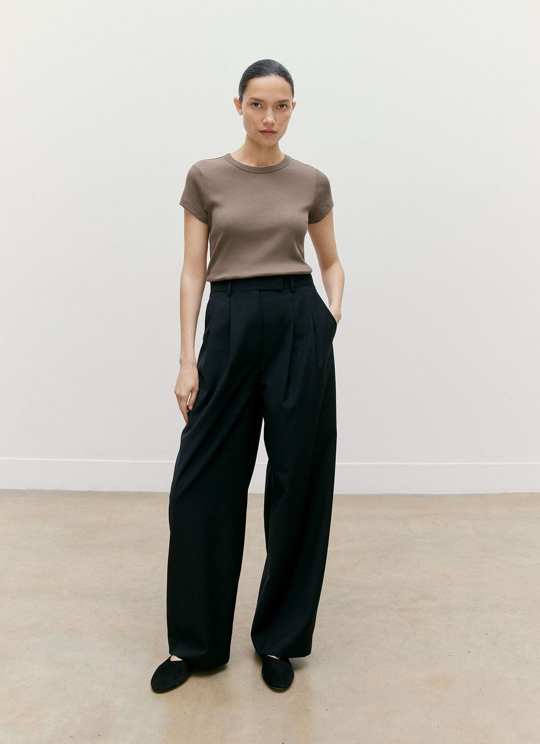 Ribbed T-shirt