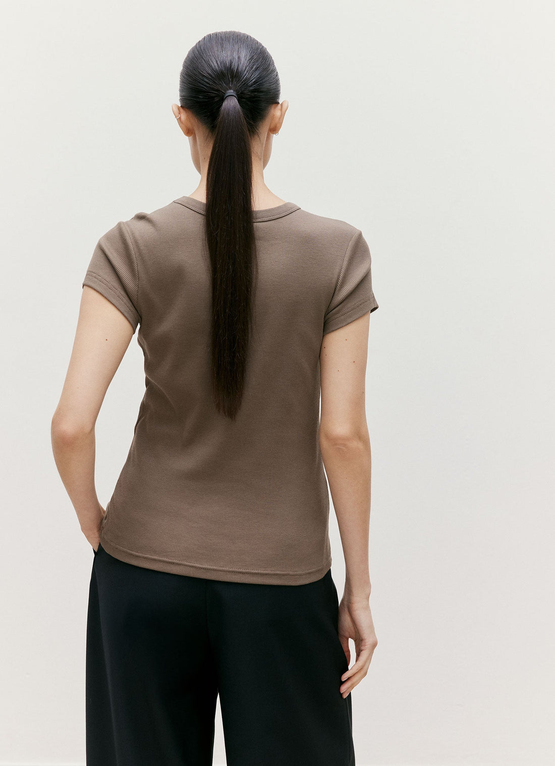 Ribbed T-shirt