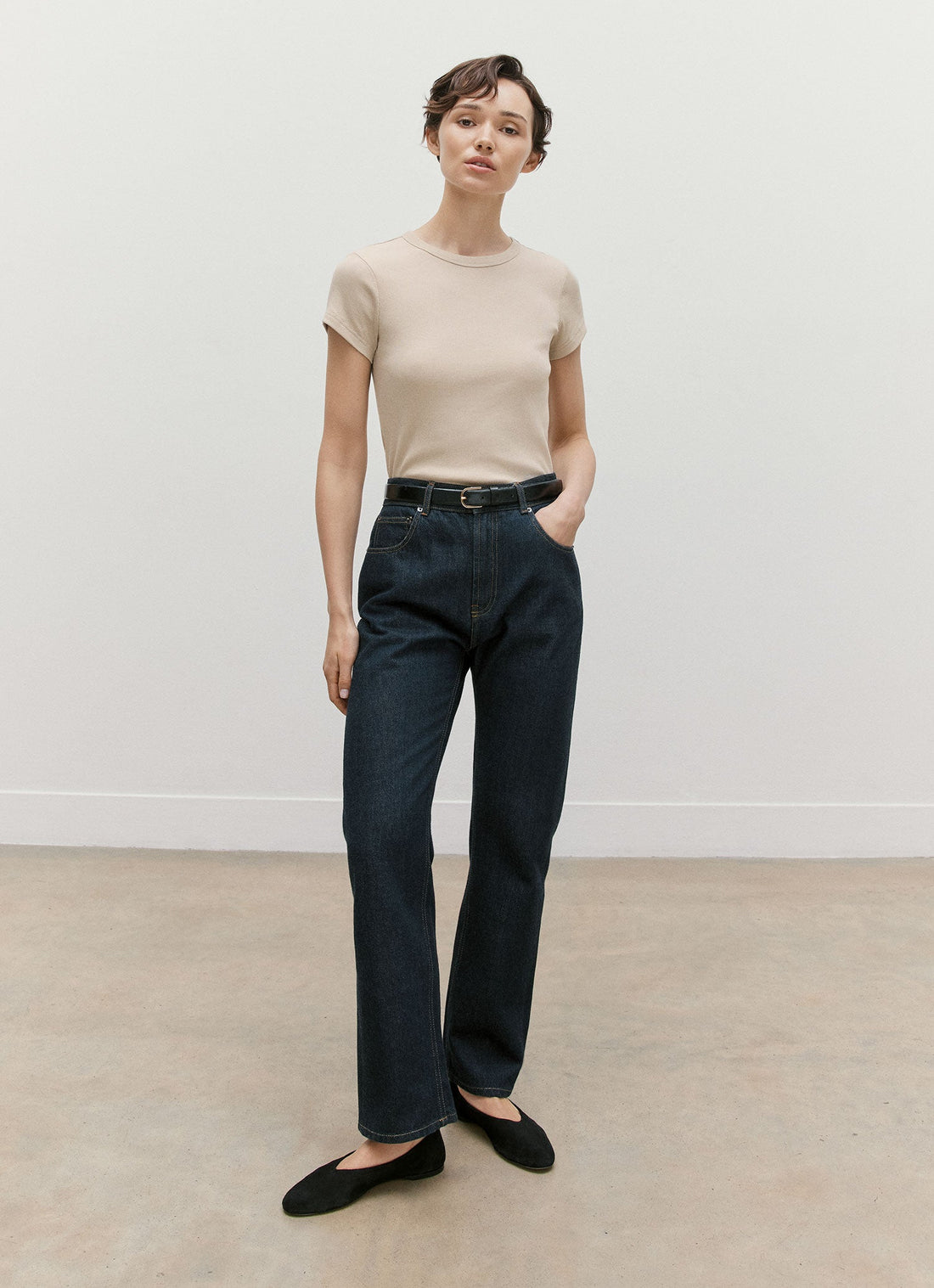 Ribbed T-shirt
