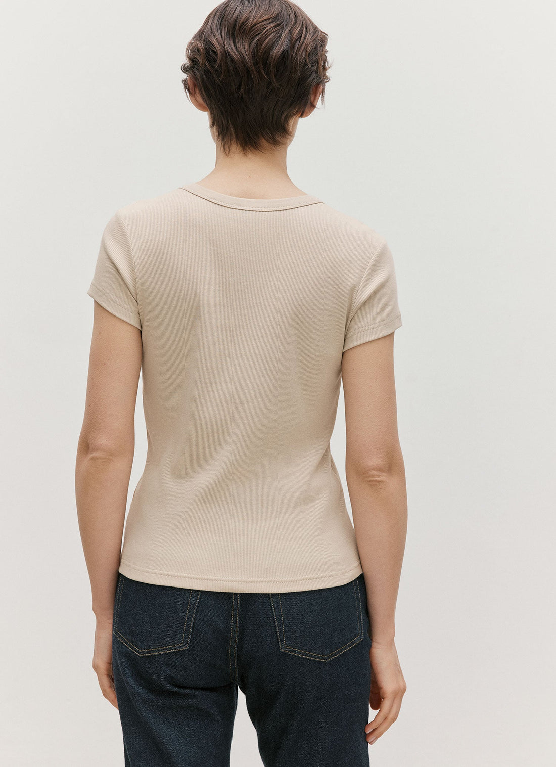 Ribbed T-shirt