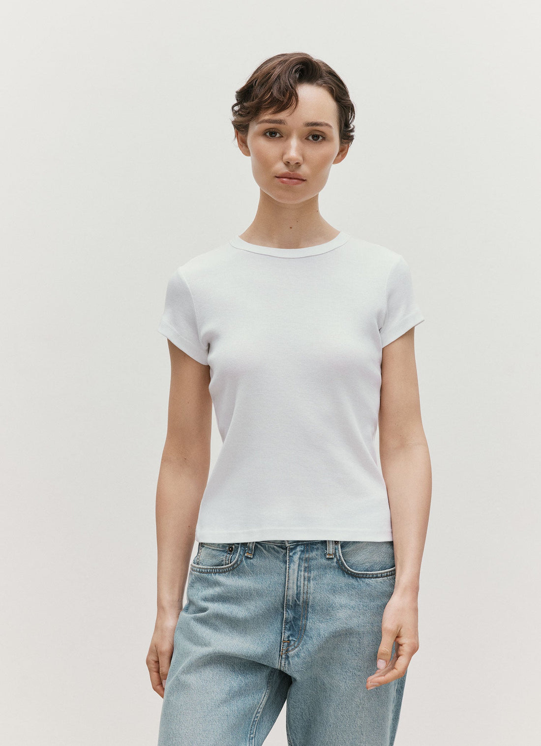 Ribbed T-shirt