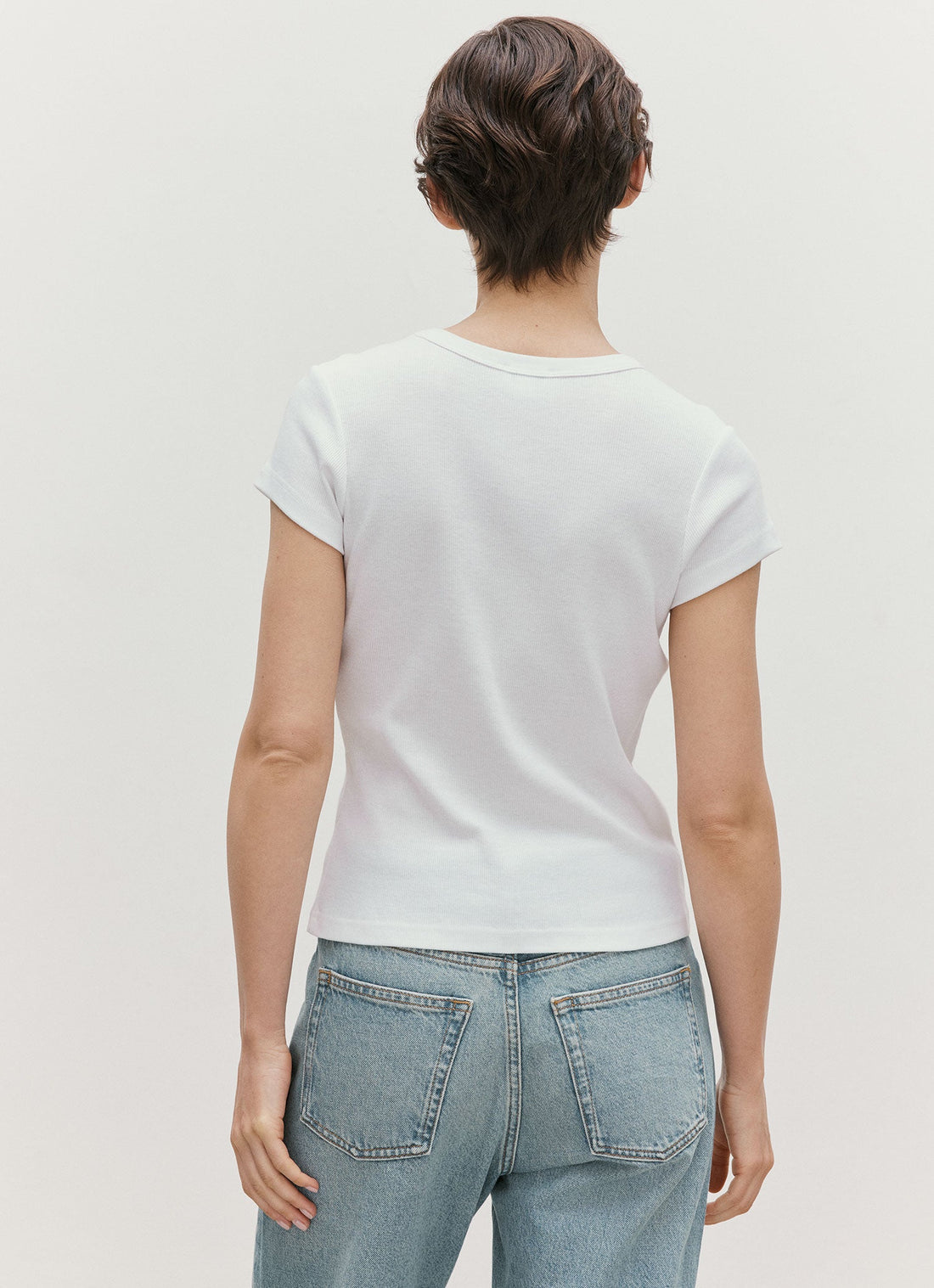 Ribbed T-shirt