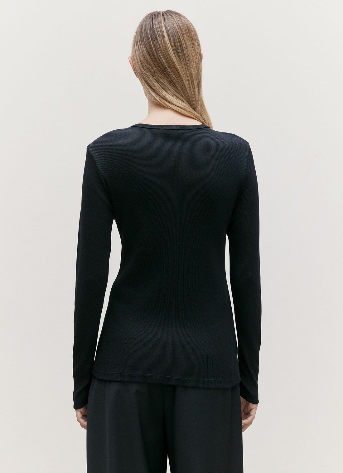 Ribbed Henley