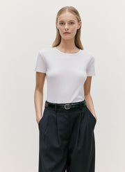 Women's Sea Island Cotton T-shirt in White