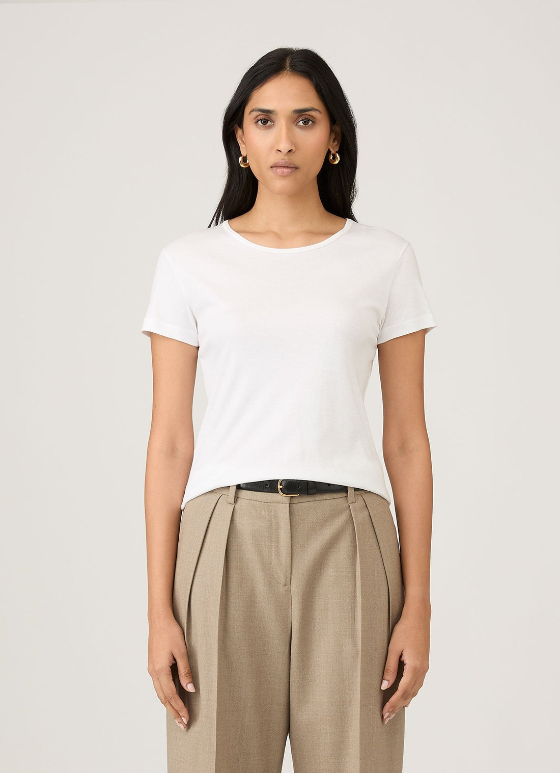 Women's Sea Island Cotton T-shirt in White