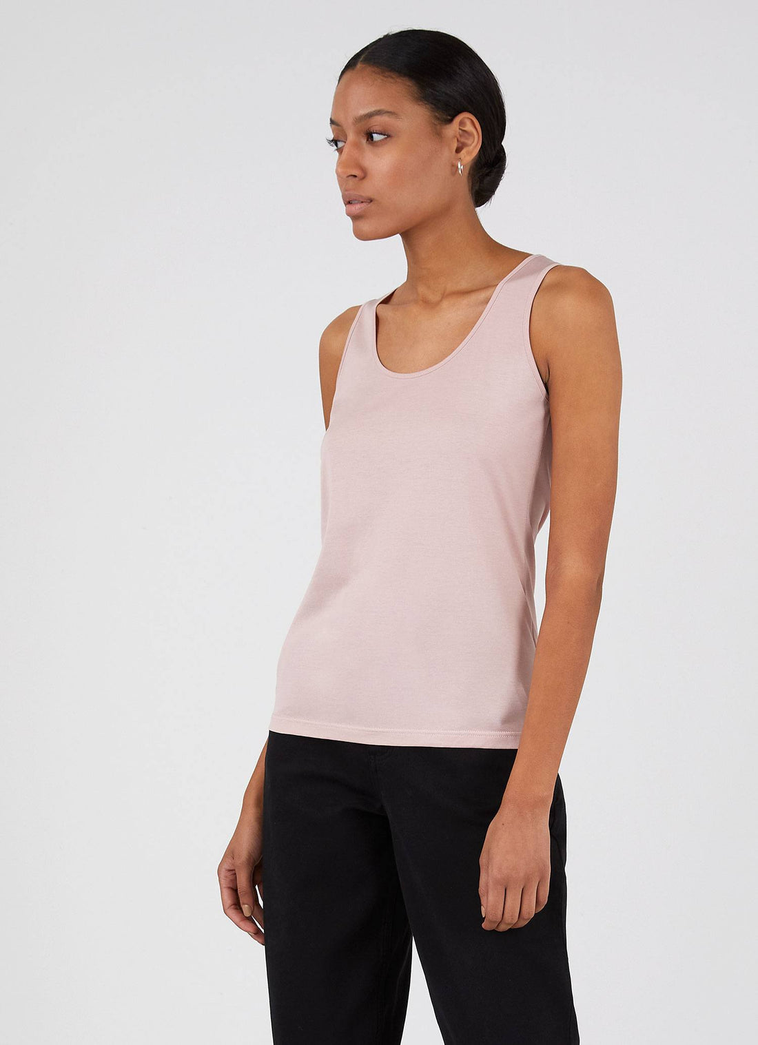 Women's Classic Vest in Shell Pink