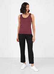 Women's Classic Vest in Oxblood