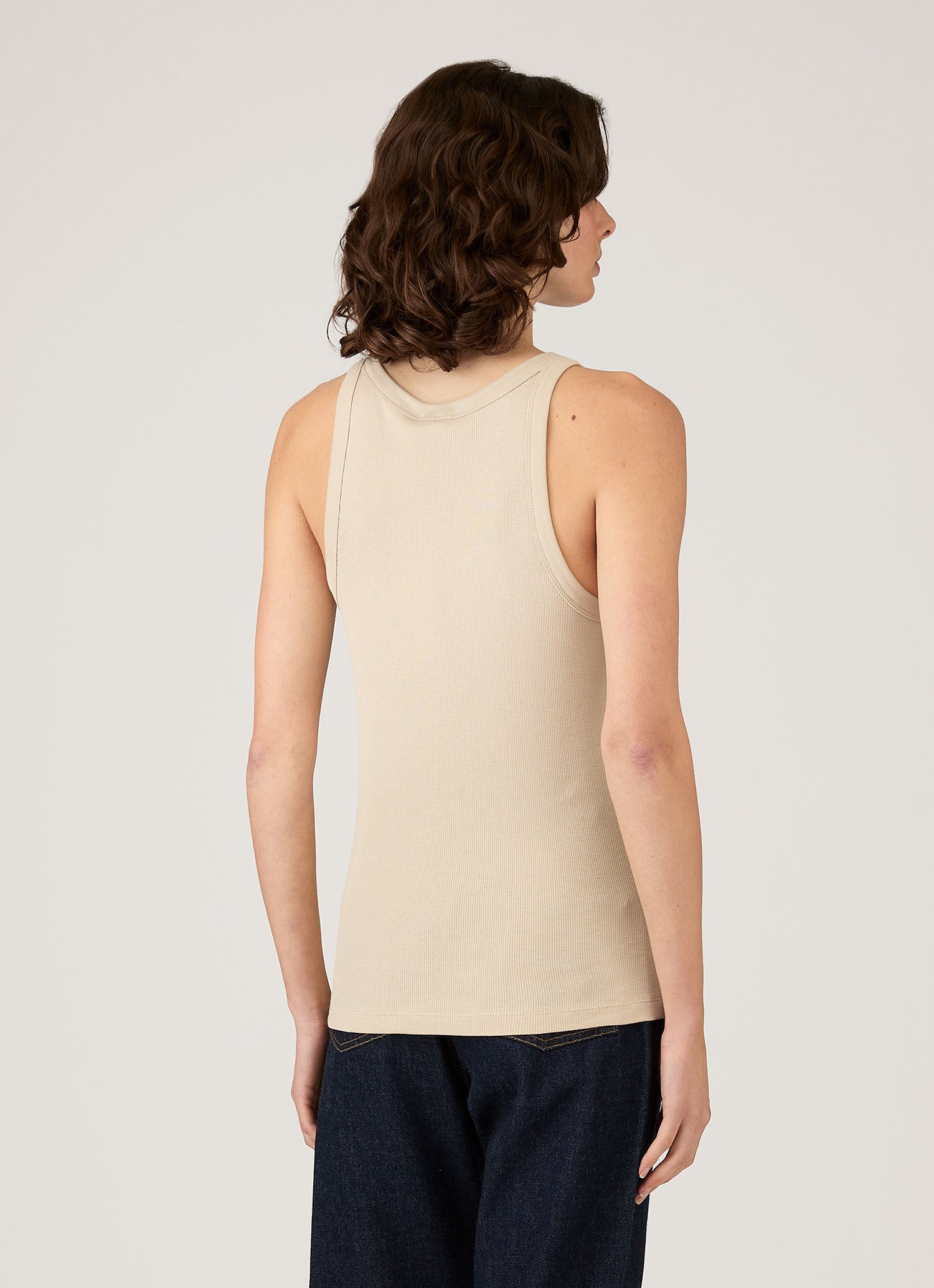Women's Ribbed Tank Top in Hazelwood