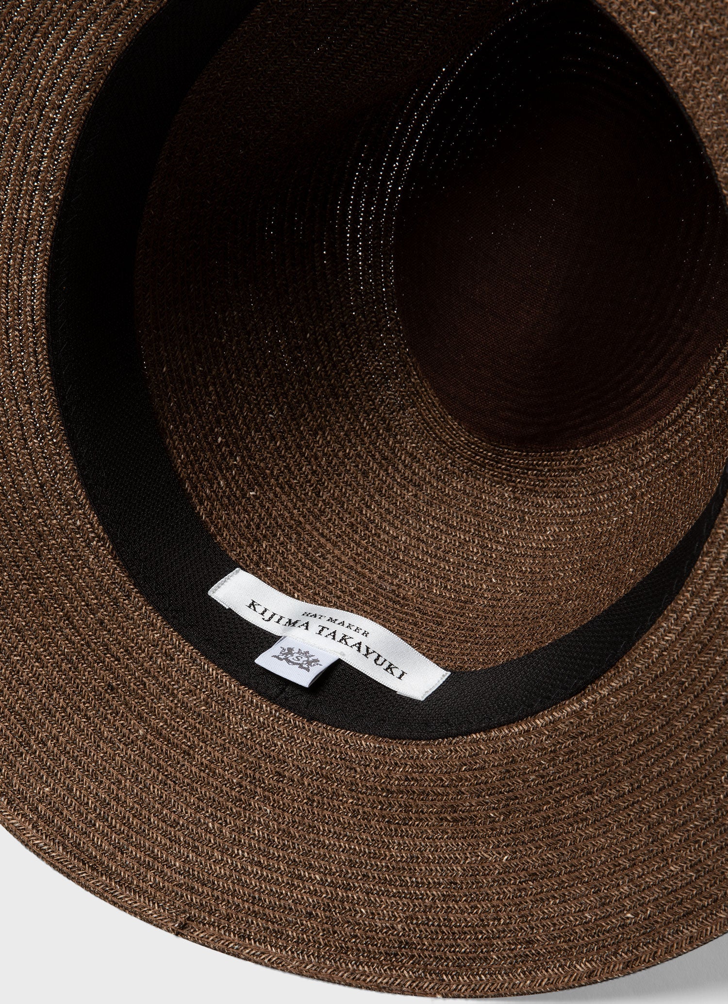 Men's Kijima Takayuki Paper Hat in Brown | Sunspel