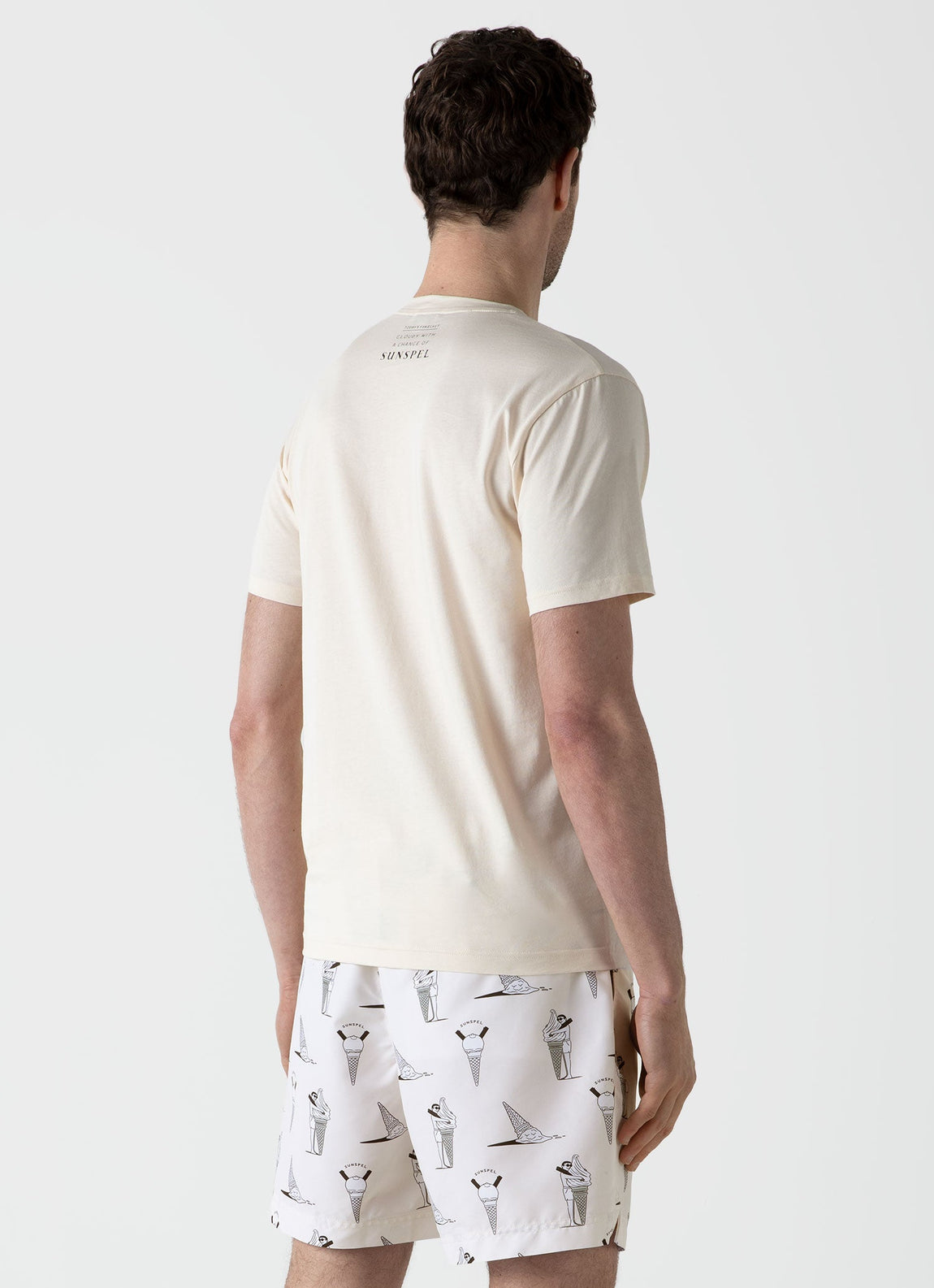 Men's Matt Blease Print T-shirt in Undyed