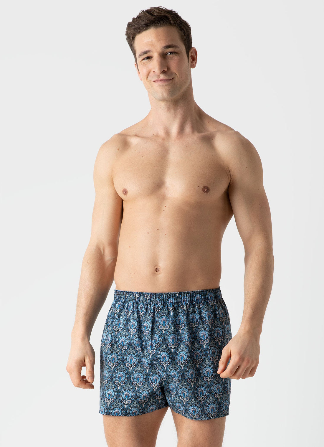 DREYOLIFE Mens Comfortable Cotton Boxers- 2 Pack,Pajama Shorts