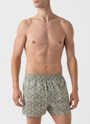 Men's Liberty Print Boxer Shorts in Spring Flower