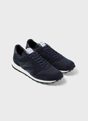 Men's Walsh and Sunspel Trainer in Navy