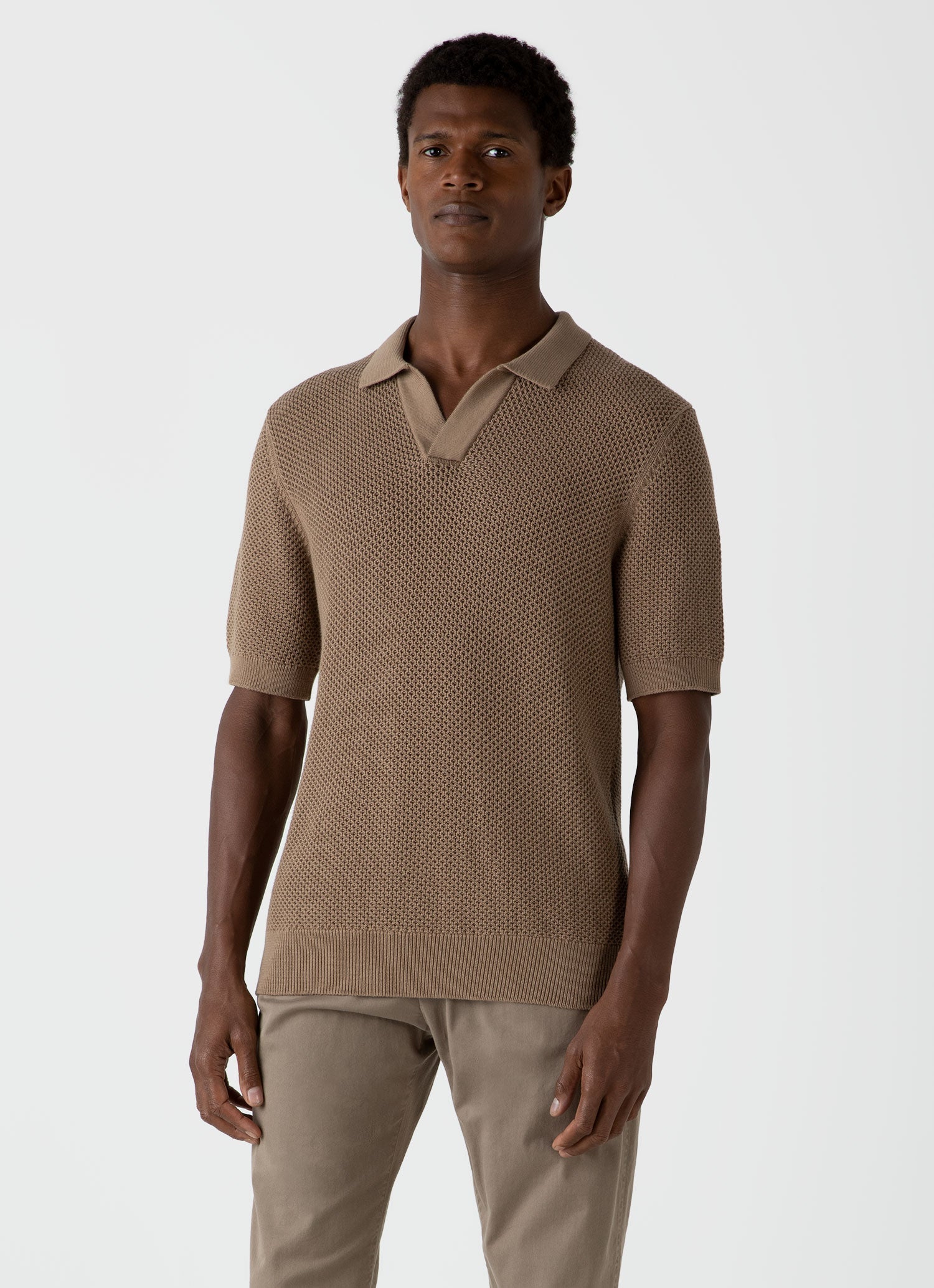 Men's Knitted Polo Shirts | Sunspel