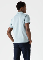 Men's Riviera Polo Shirt in Blue Sage