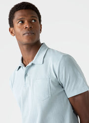 Men's Riviera Polo Shirt in Blue Sage