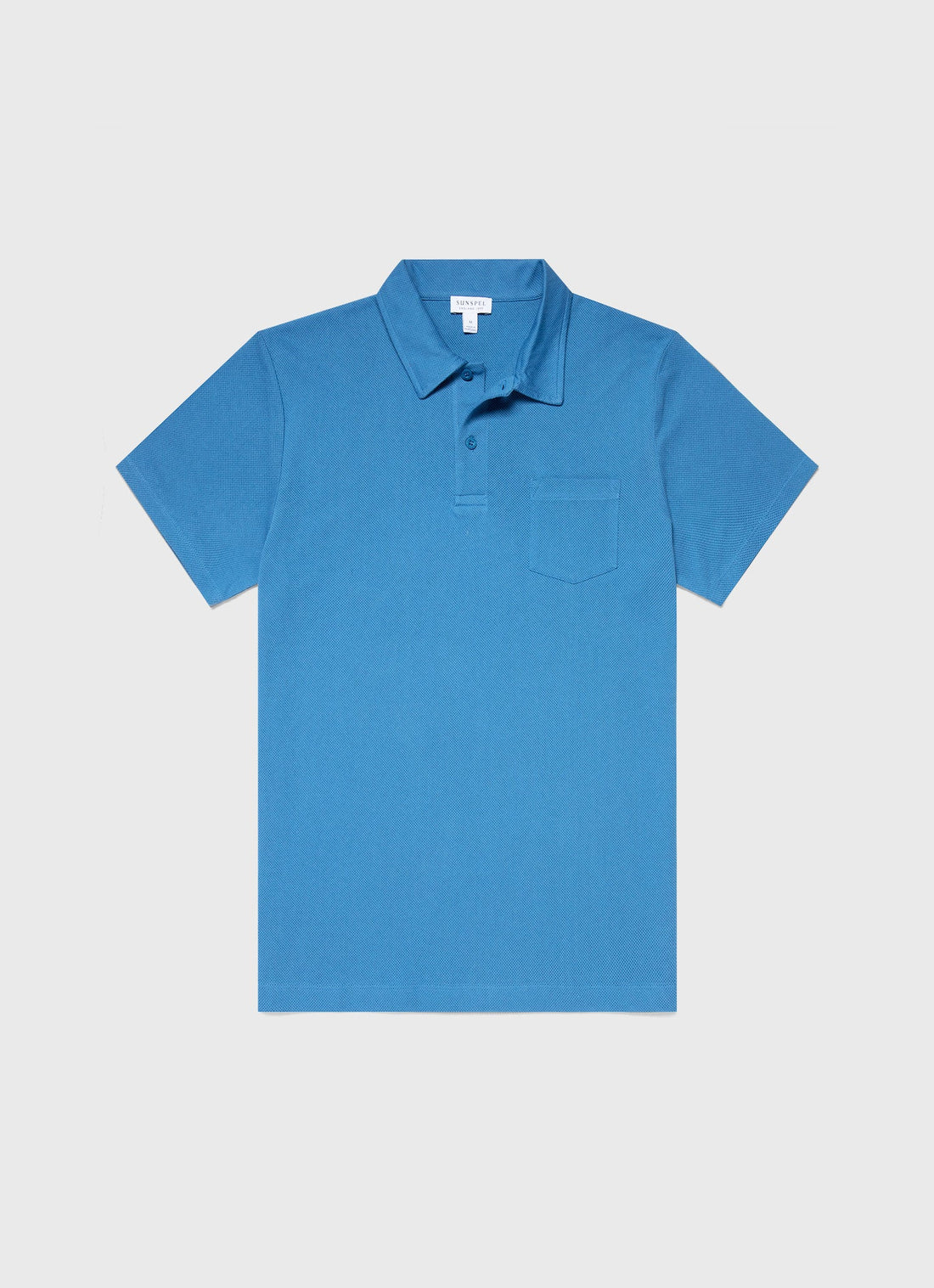Men's Riviera Polo Shirt in Blue Jean