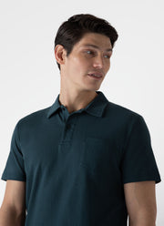 Men's Riviera Polo Shirt in Peacock