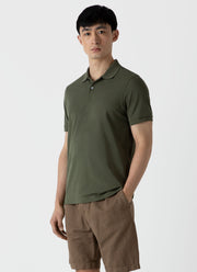 Men's Piqué Polo Shirt in Hunter Green