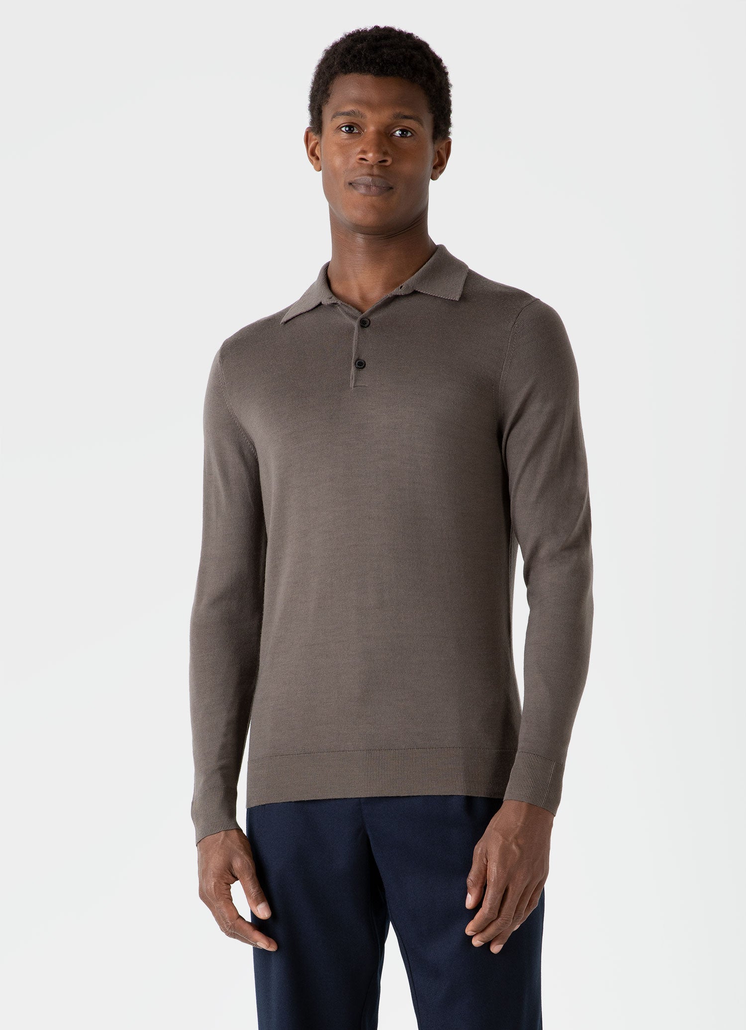 Men's Knitted Polo Shirts | Sunspel