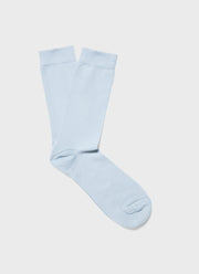 Men's Cotton Sock in Pastel Blue