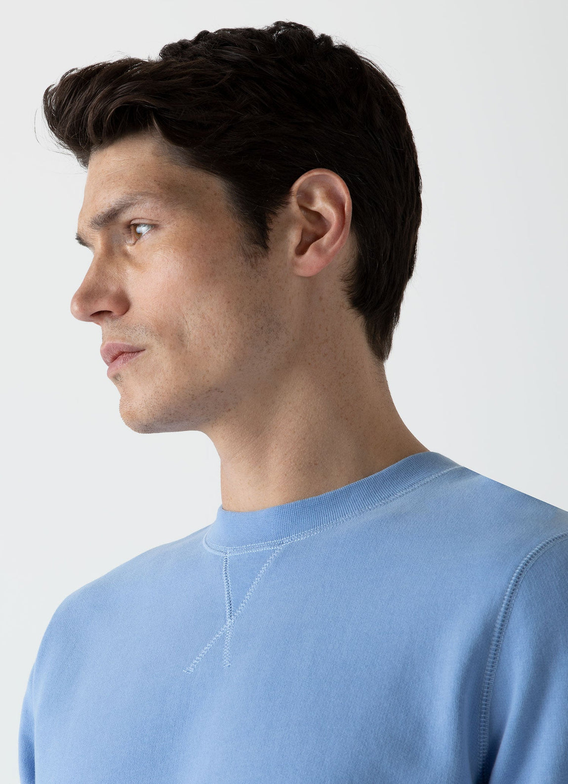 Men's Loopback Sweatshirt in Cool Blue