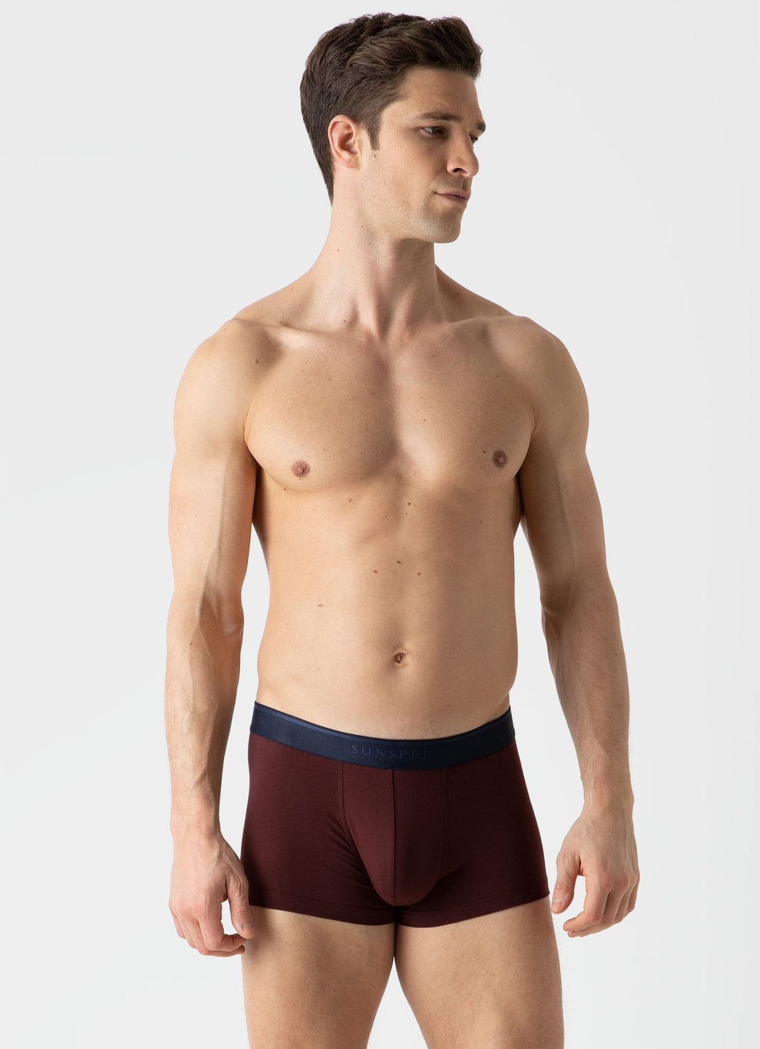 Male Power Satin Lycra Trunks 153-076 Royal Mens Underwear