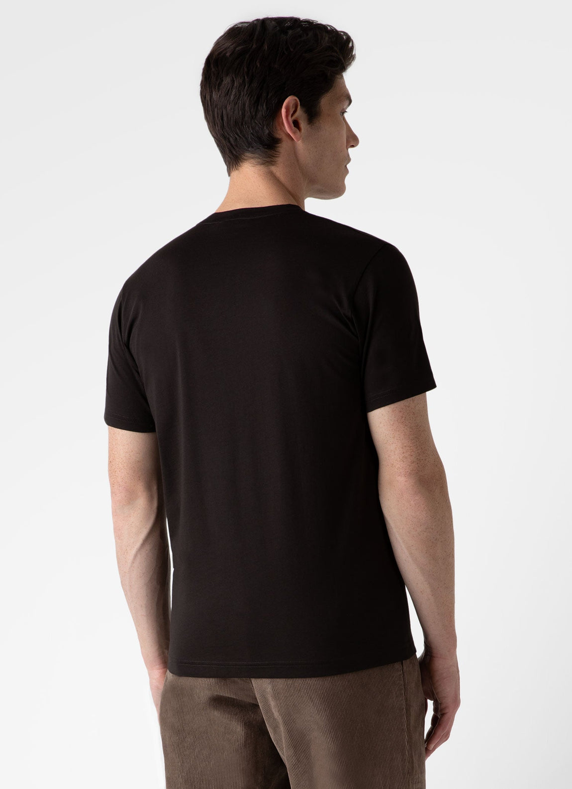 Men's Riviera Midweight T-shirt in Coffee