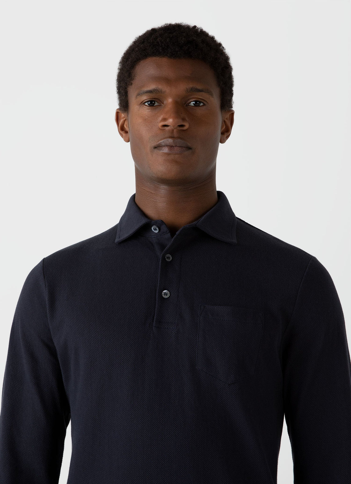 Regular Fit Fine-knit Polo Shirt - Brown/patterned - Men