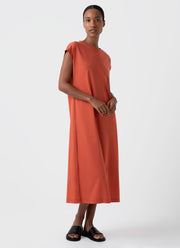 Women's T-shirt Dress in Burnt Sienna