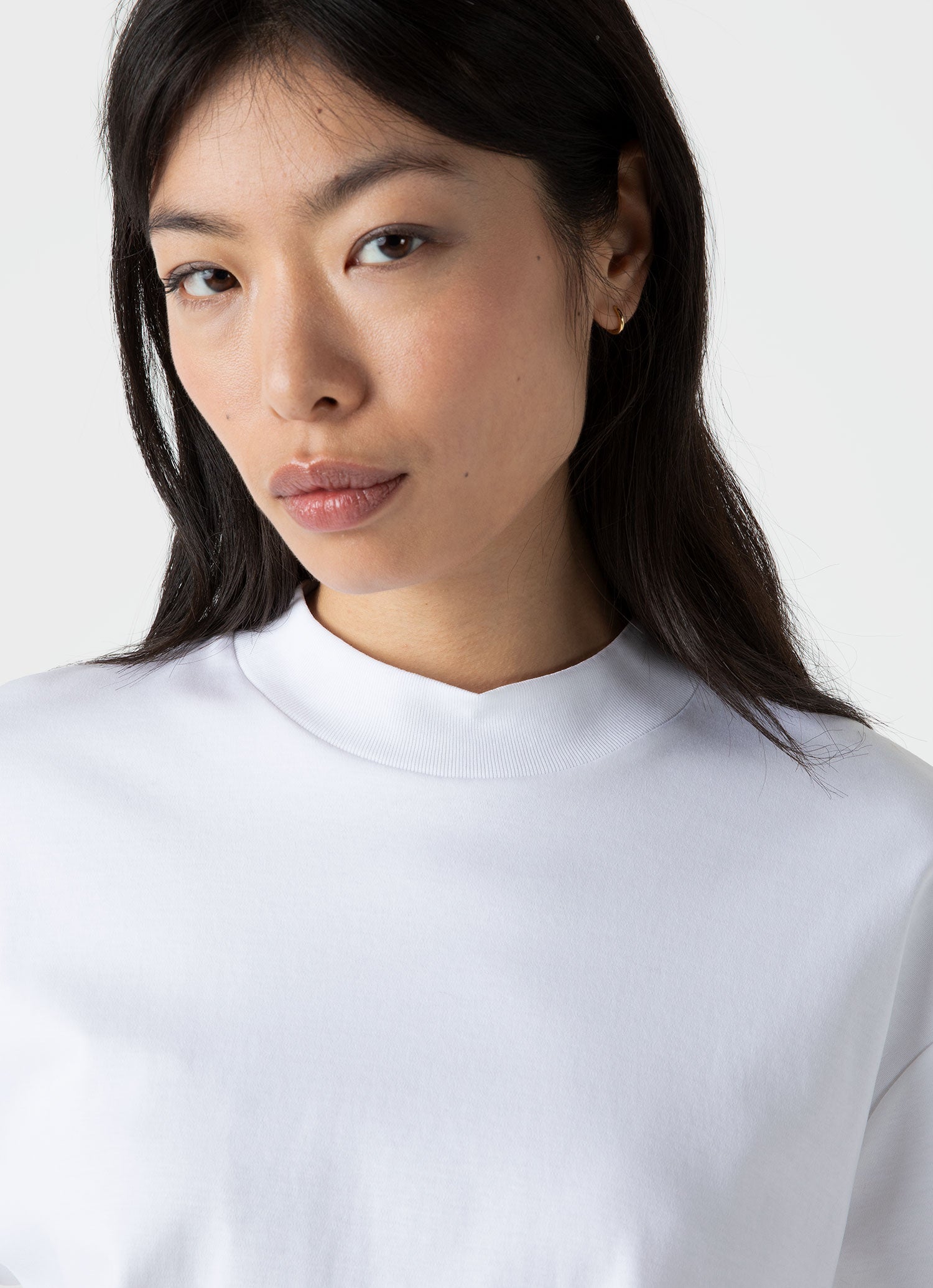 Mock Neck Heavyweight T-shirt